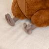 Grey Brown Kiwi Bird Doll Stuffed Fatty Animal Kawaii Sitting Plushie Men Birthday Gift
