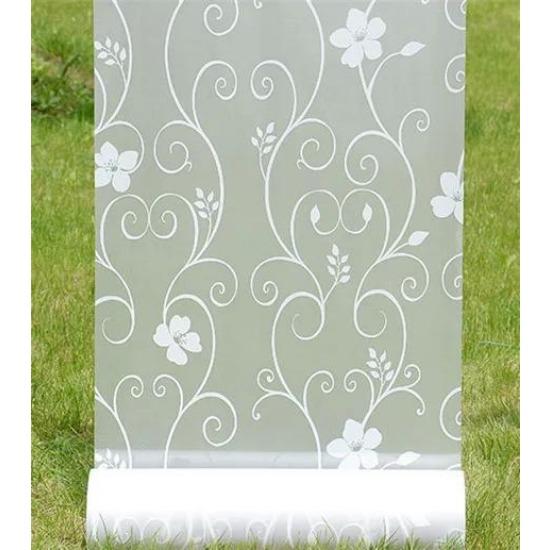 Decorative Privacy Vinyl Window Adhesive Film Window Sticker Decals Waterproof Sun UV Protection Bamboo Sliding Door Bathroom