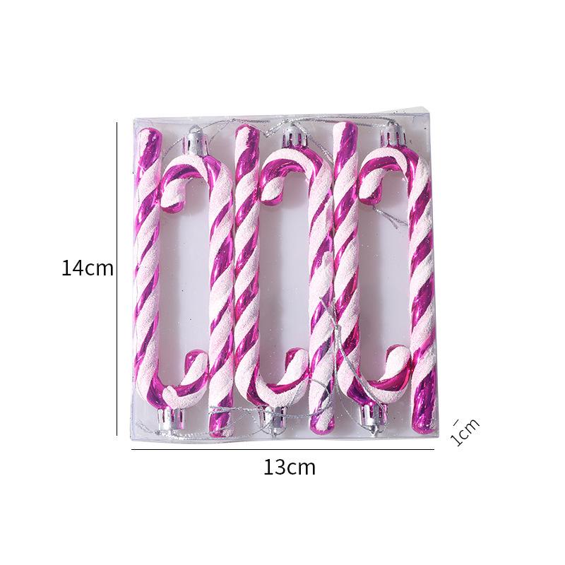 Plastic Candy Cane Christmas Ornaments - Festive Holiday Decorations and Gifts