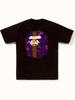 Summer Unisex's Camouflage ApEe Head Print T-Shirt