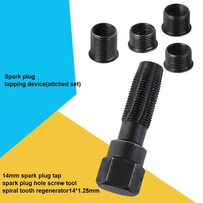 1 Sada Závitník na svíčky Nástroj na opravu závitů M14 x 1.25 Válec auta 14mm Auto příslušenství Sada na opravu závitu svíčky
