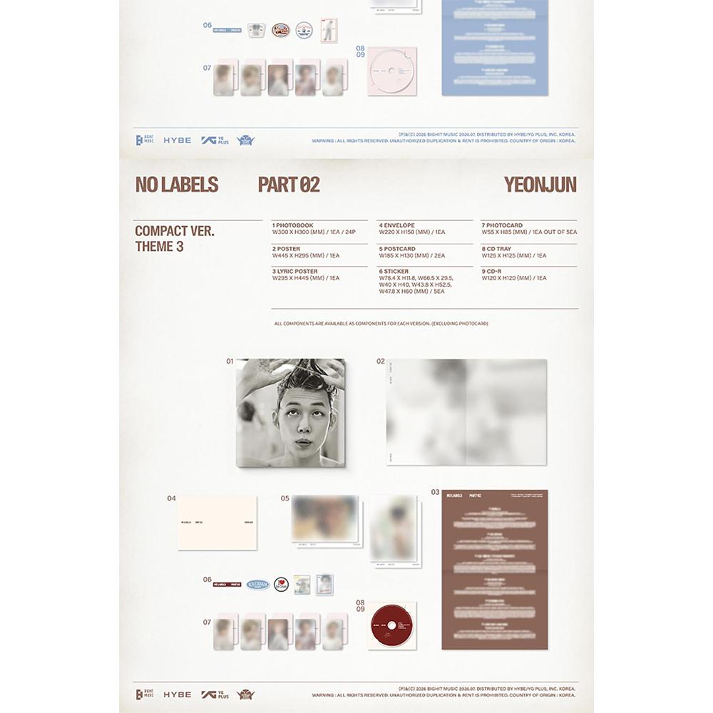[Pre-order] YEONJUN - NO LABELS: PART 02 (Compact Ver.)