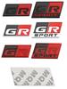 Car Sticker GR Sport Logo Emblem Badge Decals for Toyota HV YARiS RZ RC RS C-HR Corolla Prius Harrier Camry Tacoma Venza Rav4 GR LC8