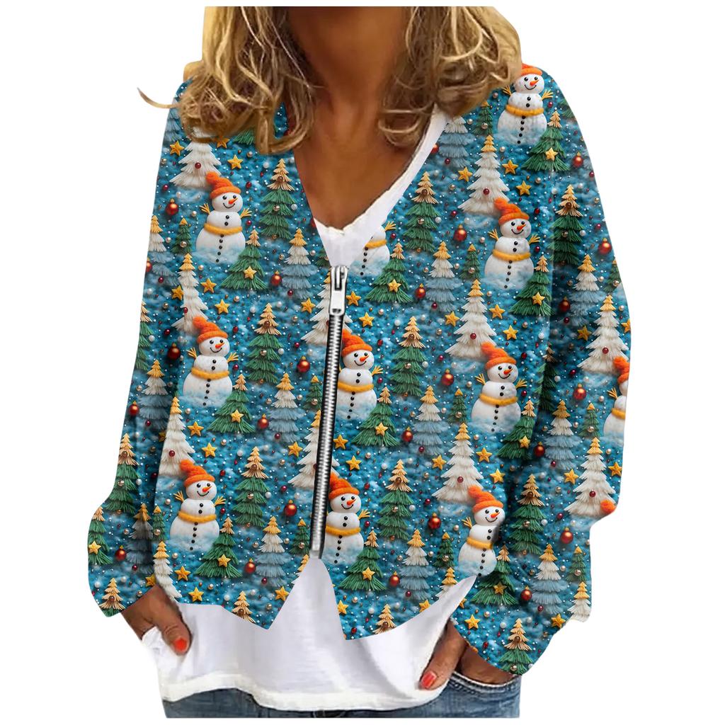 Womens Zip Up Sweaters Sweatshirts Long Sleeve Oversized Jackets Soft Casual Loose Tunic Tops