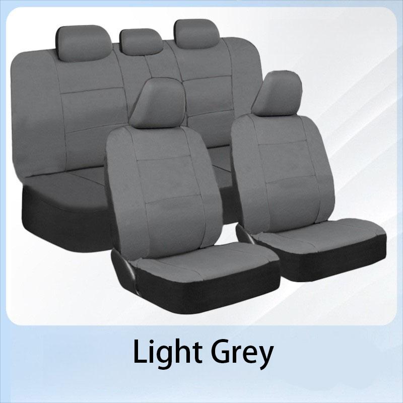 New 5Seats Full Set Car Seat Covers Auto Seat Decoration Rear Front Auto Seat Cover Car Cushion Protector Case Cover