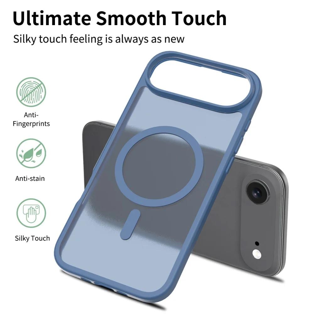 Hochwertige magnetische Magsafe-Hülle für IPhone 17 Air 16 15 14 13 12 11 Pro Max Plus SE4 16e kabelloses Laden robuste Panzerabdeckung