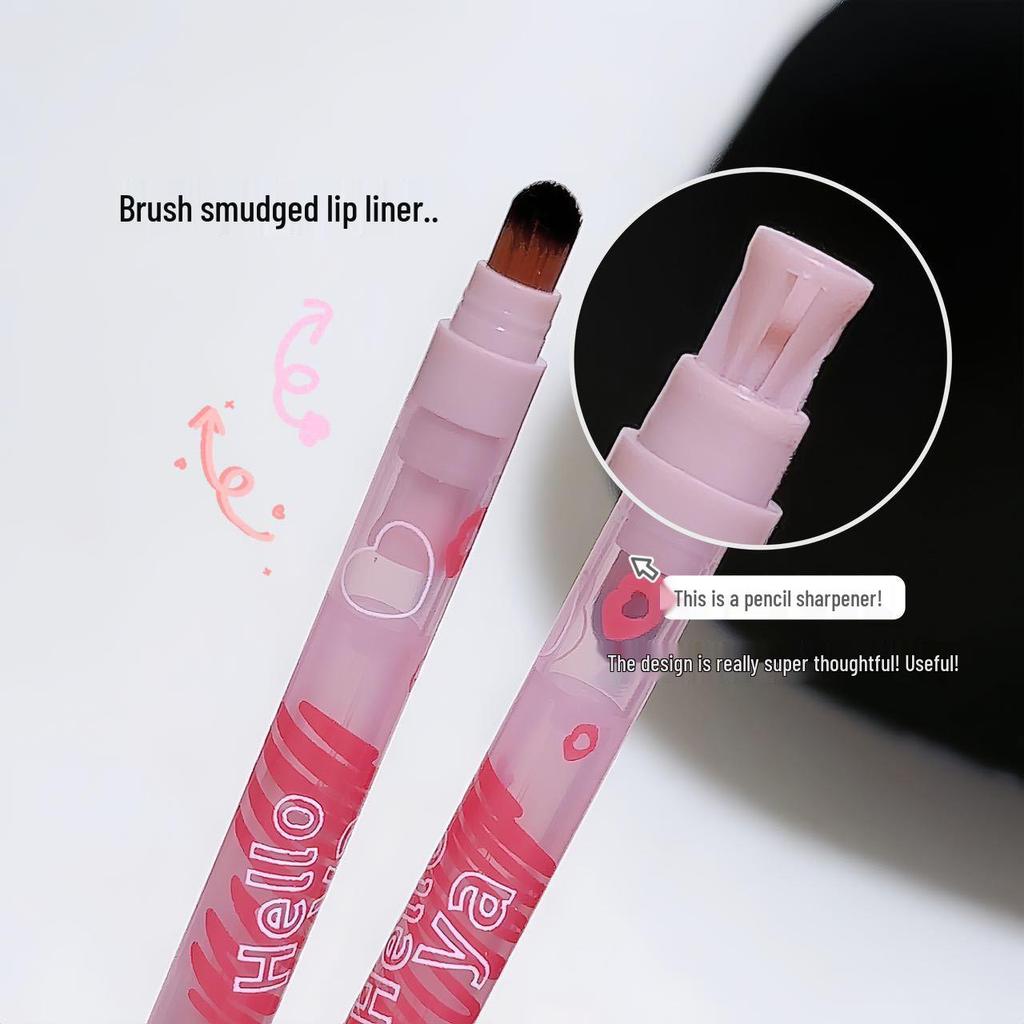 Hello Ya Matte Lip Liner & Brush Duo - Define & Plump Lips