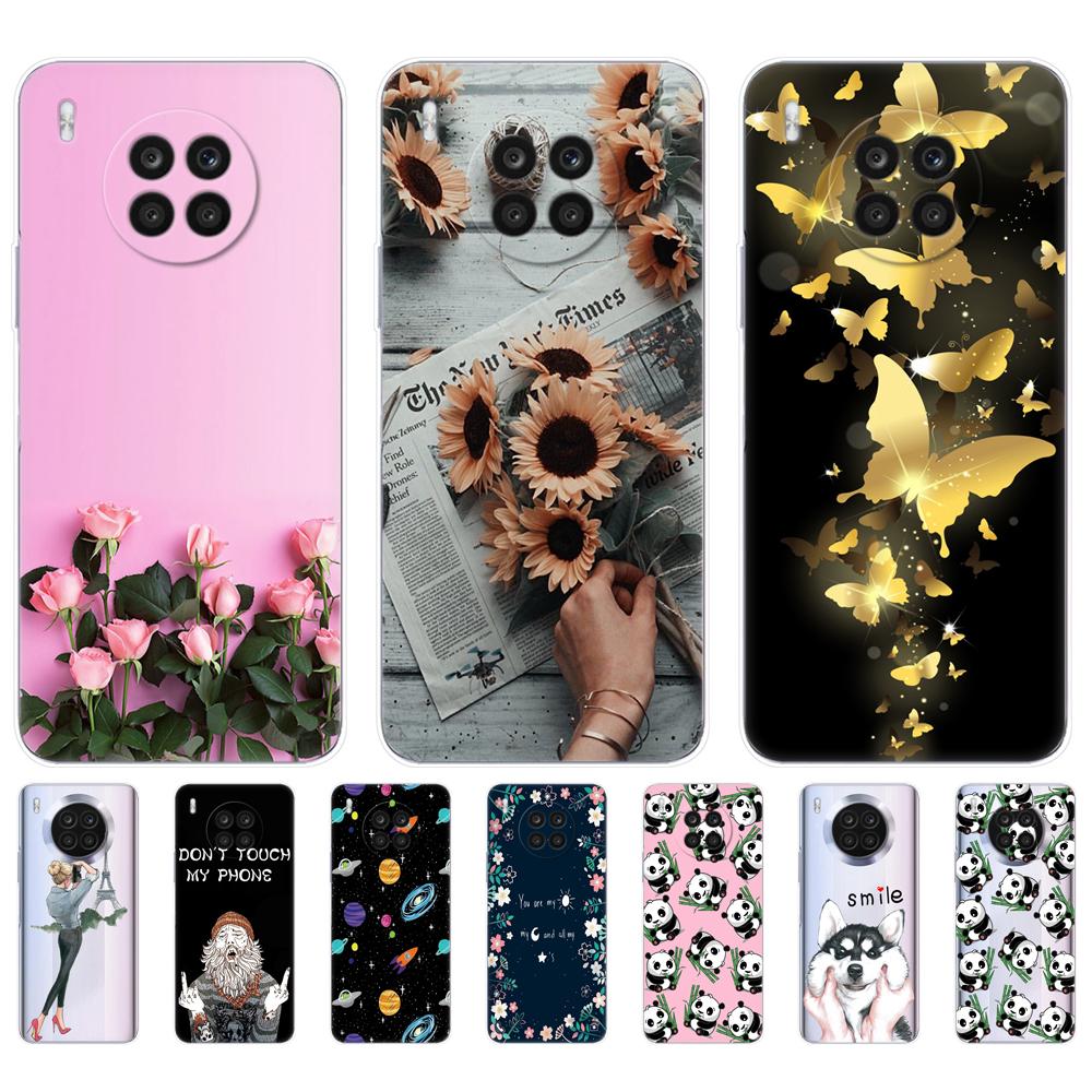 For Honor 50 Lite Case 6.67 Inch Back Phone Cover For Huawei Honor 50 Lite 50Lite Light Silicon Soft TPU Protective Bumper Coque