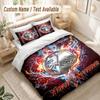 Custom Name Bedding Set 3 PiecesSC Freiburg FC Print Duvet Cover + 2 Pillowcases Soft Bed Decor