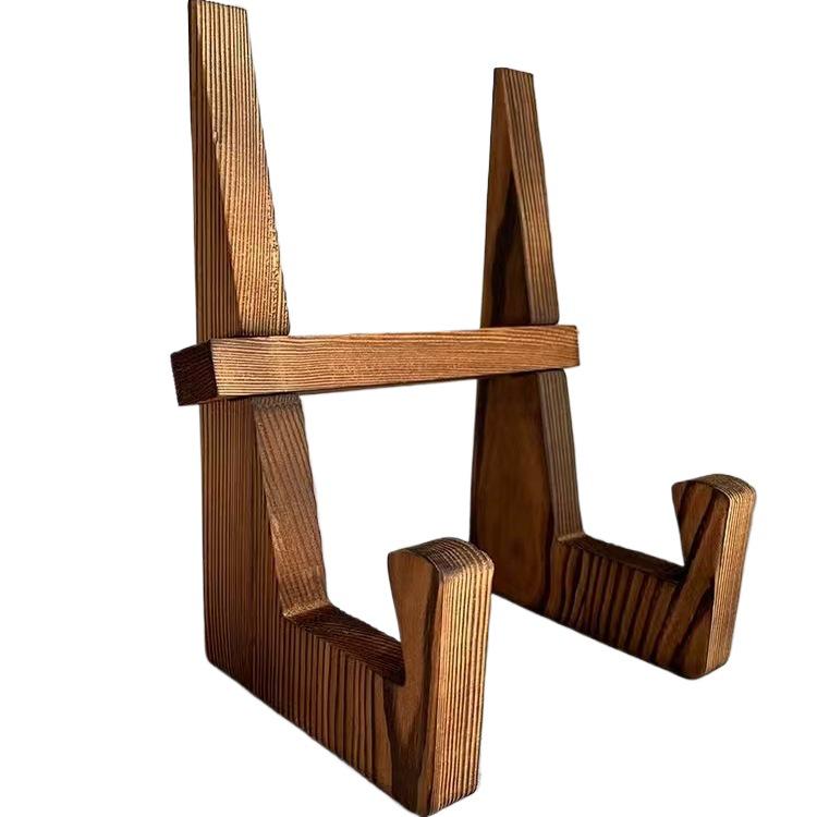 Solid Wood Desktop Picture Frame & Album Display Stand