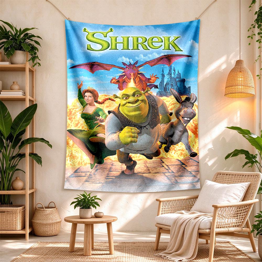 Shrek Handwoven Tapestry Handmade Look Ideal For Studio Wall Reading Corner Dorm Wall Versatile Decor Boho Decor Gift For Friends Family