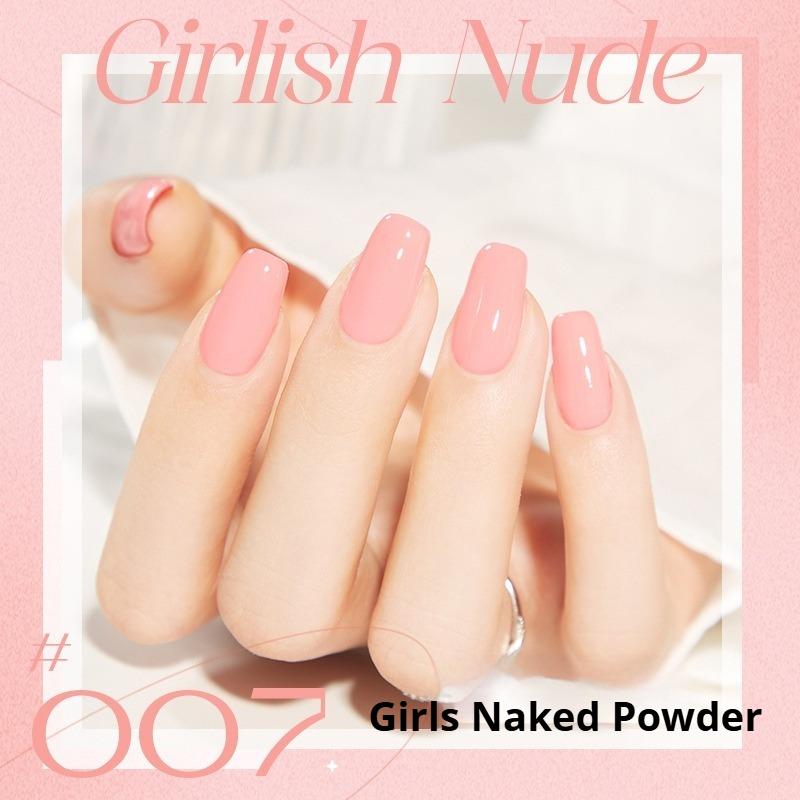 Water-based Nail Polish, No Baking Required, Quick-drying, Long-lasting, Peel-off, Suitable for Autumn and Winter, Clear Nude Nail Polish