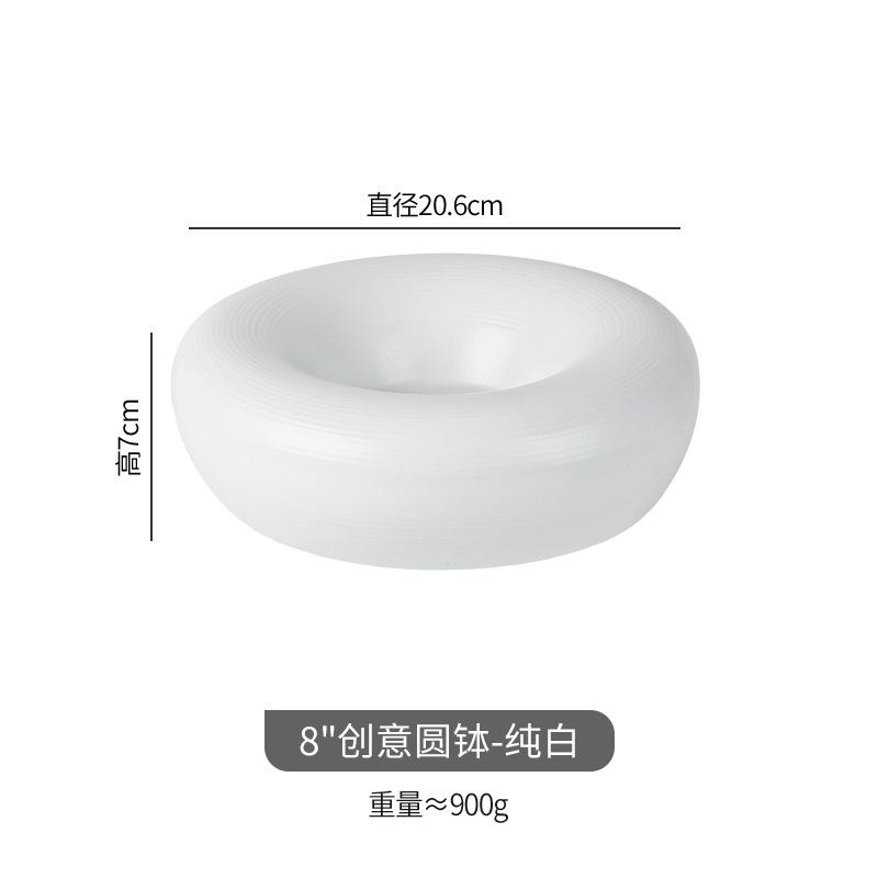 Artistic Dishes, Tableware, Special Insulation Dishes, Cold Dishes, Ceramic Dessert Dishes, Restaurant Seats.