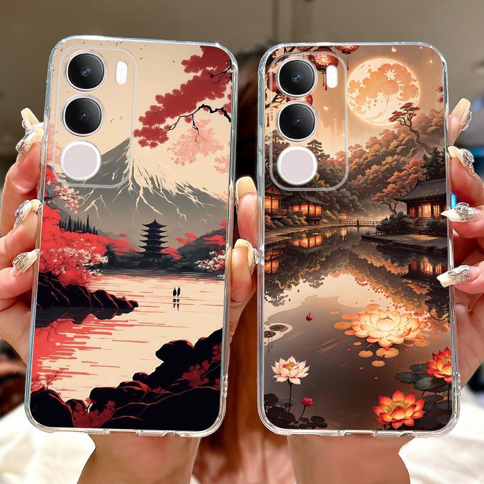 For Vivo Y19S V2419 Cool Dragon Tiger Painting Phone Case For Vivo Y19s Y 19S 4G Soft Silicone TPU Cases