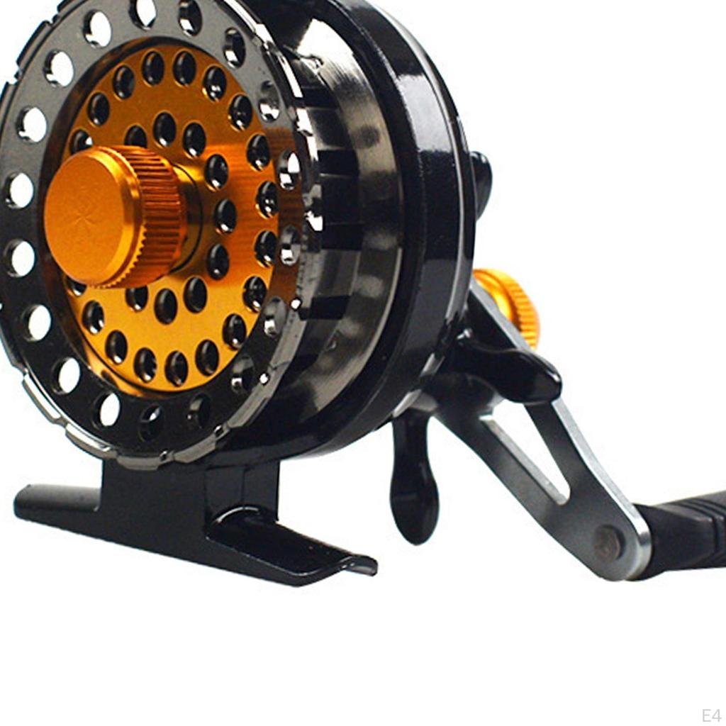 Fiskerulle Metalltrådskupa Bärbart Tillbehör Urholkad med Handtag Sötvatten