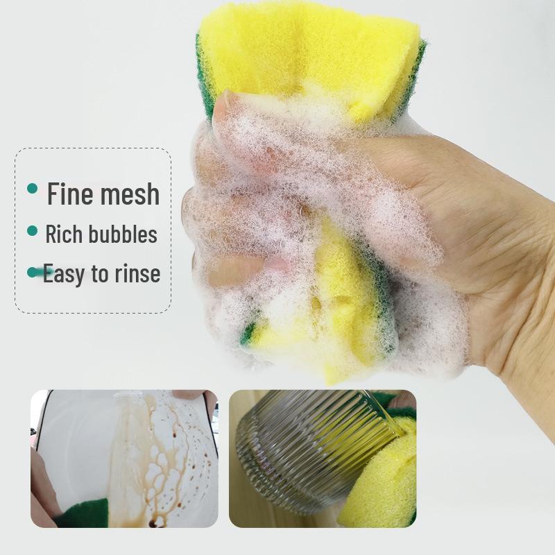Multifunctional Kitchen Sponge Scrubber - Ideal for Daily Dishwashing and Household Use
