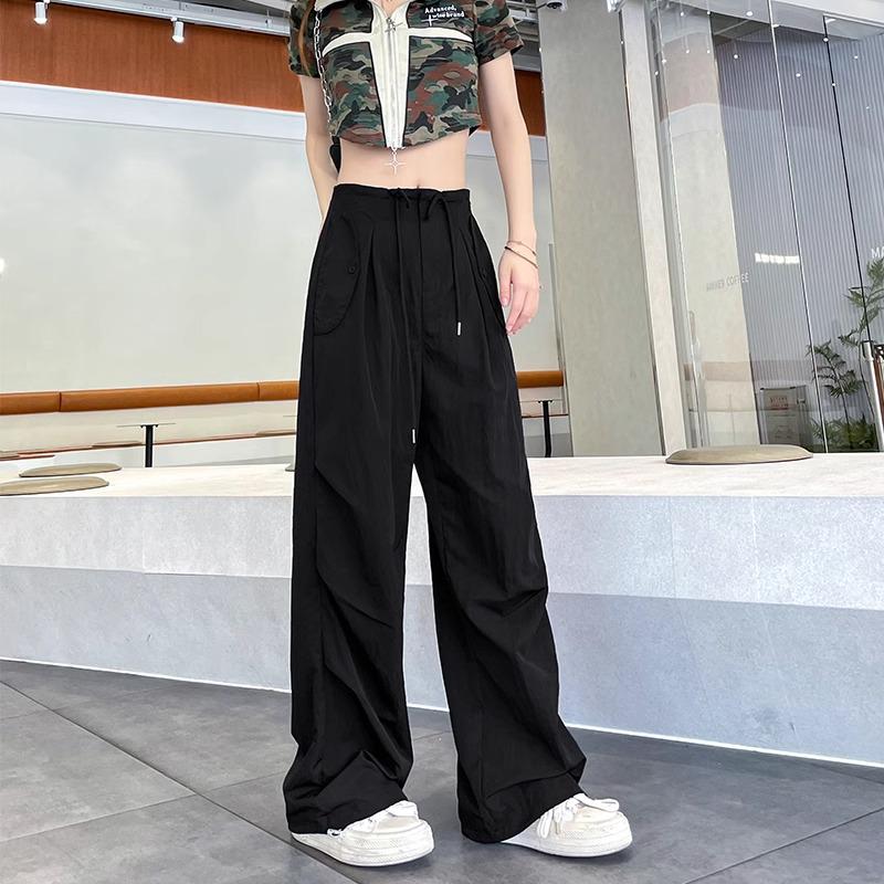 

Unisex Japanese Retro Wide-Leg Pants - Autumn 2054 Collection 2XL чёрный