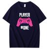 Player One Game Lover Tshirt Fashion New Shirts And Tshirts Game Lover Tshirt Summer Short Sleeve Tee Mens Cotton Tshirt