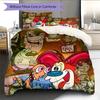 Ren & Stimpy  Pattern Bedding Quilt Set  Home Decoration  Gift (1 * duvet cover + 2 * pillowcase  without core)