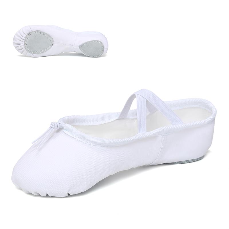 Women Ballet Shoes Girls Dance Slippers Split Sole Gymnastics Yoga Dancing Shoes Canvas Children Adult Ballerina Shoes