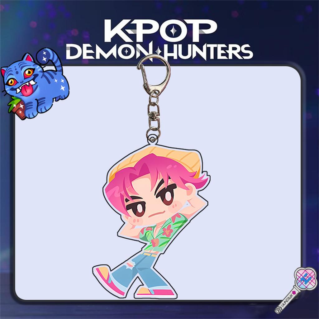 Cartoon Anime Movie Transparent Acrylic Keychain Pendant, Exquisite Gift Hanging Accessories For Backpacks
