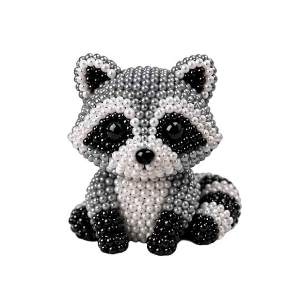 Handmade Bead Weaving Kit Animal Shape 3D Beaded Ornament Set DIY 3D Beaded Animal Kit Home Decor