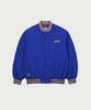 Fahrrad Flügel Schuhe Varsity Jacke _ Blau