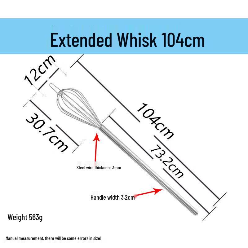 Yingtang Extra Long 10-Wire Baking Whisk
