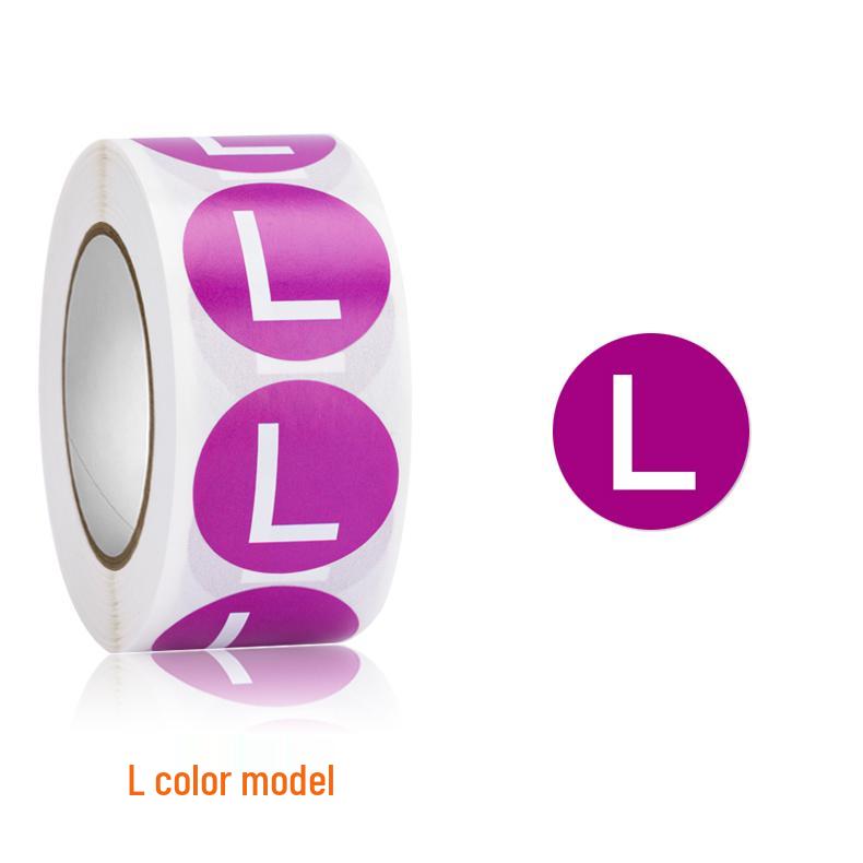 Self-Adhesive Round Size Stickers for Apparel & Footwear