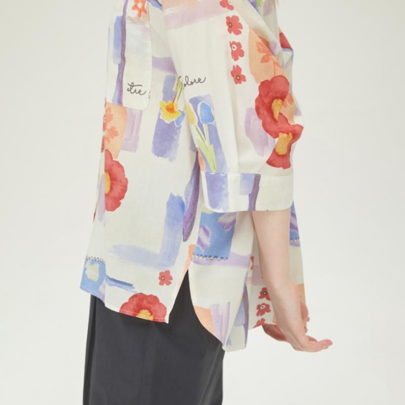 Benetton  Benetton Amy Print Bluză Babla6431 Iv