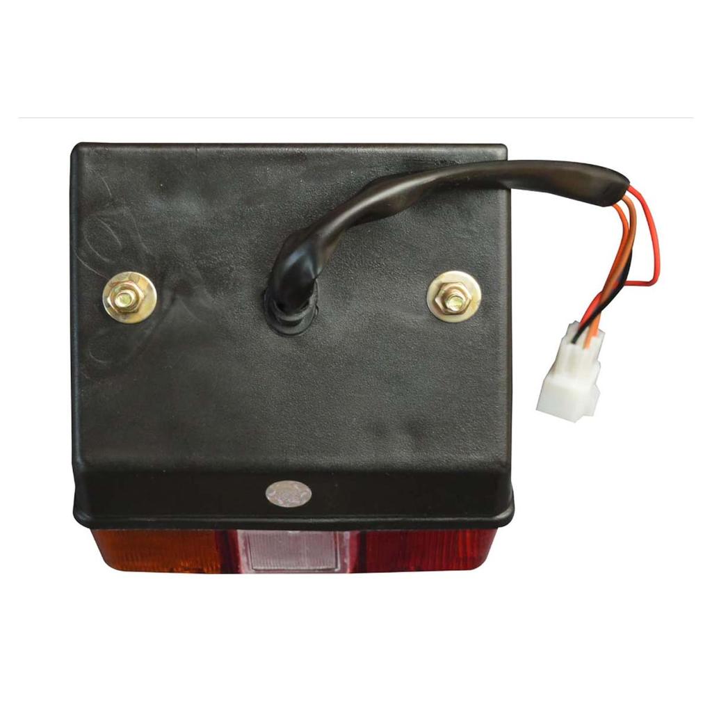 APSMOTIV Tail Light With Housing Black Real Lights Tail Light Assemblied Fits for Mahindra Tractor Parts 4500 5500 4530 3550 5565 2-Pack