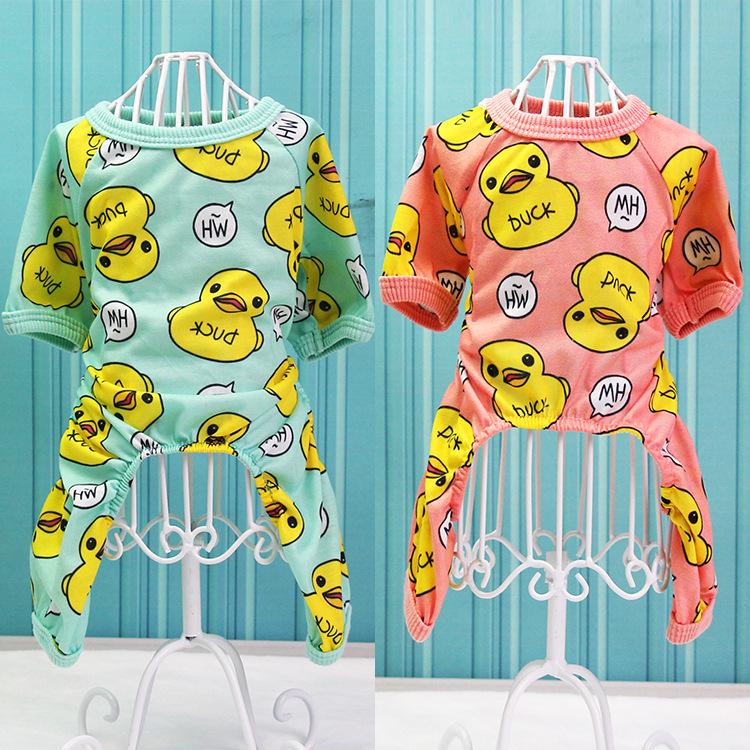 Cute Dog Clothes Soft Puppy Pajamas Outfits Pet Clothing for Small Dogs tshirts Spring Summer Yorkies Chihuahua Clothes 12c30