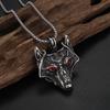 Wolf Head Necklace Pendant Decoration Accessory  Wolf Head Pendant