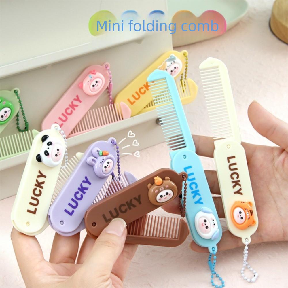 

Kawaii Folding Comb Cartoon Mini Comb Portable Kids Comb Kids Gift Tiger