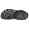 Crocs Classic Clog Lightweight, Comfortable, and Soft Beach Black Sandals Unisex 'Gray White'
