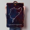 Nurburgring Circuit Printed Poster Customized Wall Art Retro Vintage Metal Tin Signs for Room Decoration Gaming Home Decor Items