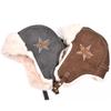 Lei Feng Hat Men's Plush Ear Protection Hat Women's Winter Cycling Waterproof Windproof Red Star Hat Retro Cold and Warm Hat