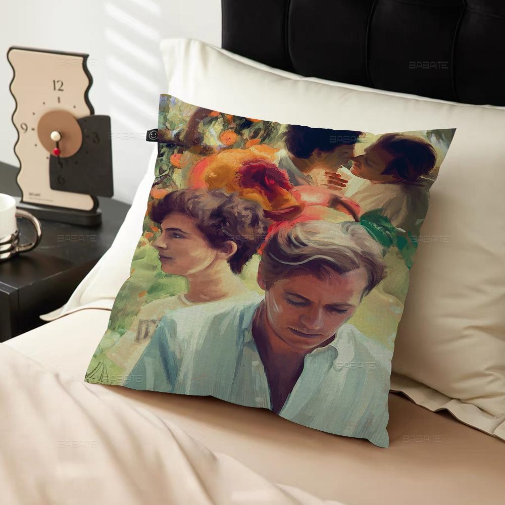 Film Posters Call Me By Your Name Cushion Cover Inches Farmhouse Decor Home Throw Pillow Covers For Couch Decorations