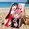 Cute anime spy Famliy Beach Towel, Microfiber Beach Towel, Perfect For Pool, Beach, Travel, Home Decor Beach Party Fan gifts