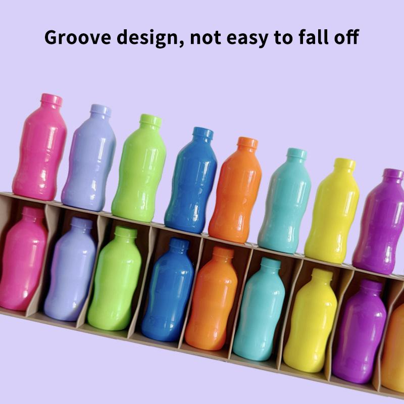 Children S Fun Beverages Color Match Toys 20Bottles + Base,Early Childhood Guessing Memory Training Interactive Puzzle