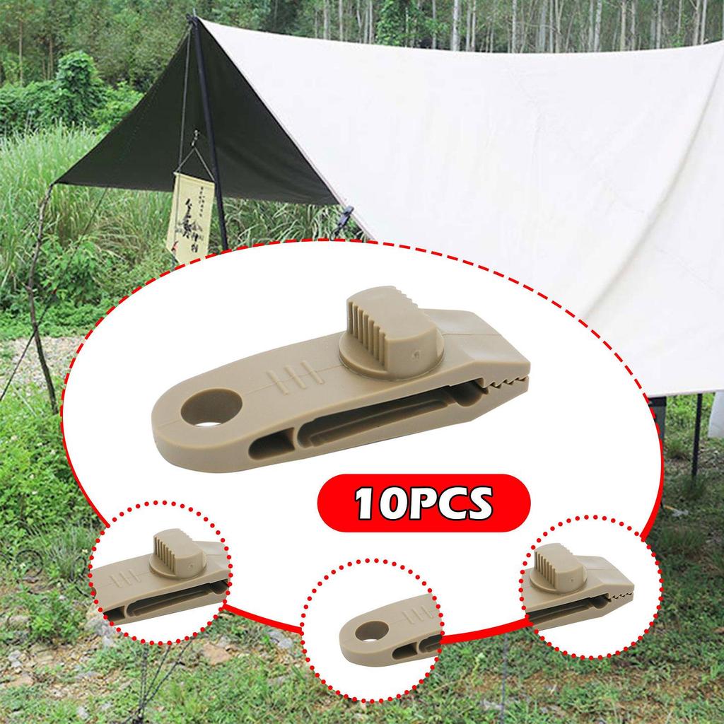 10 Heavy Duty Tarp Clamps, Tent Fixed Awning Thumb Screws for Tarps, Boat Covers And