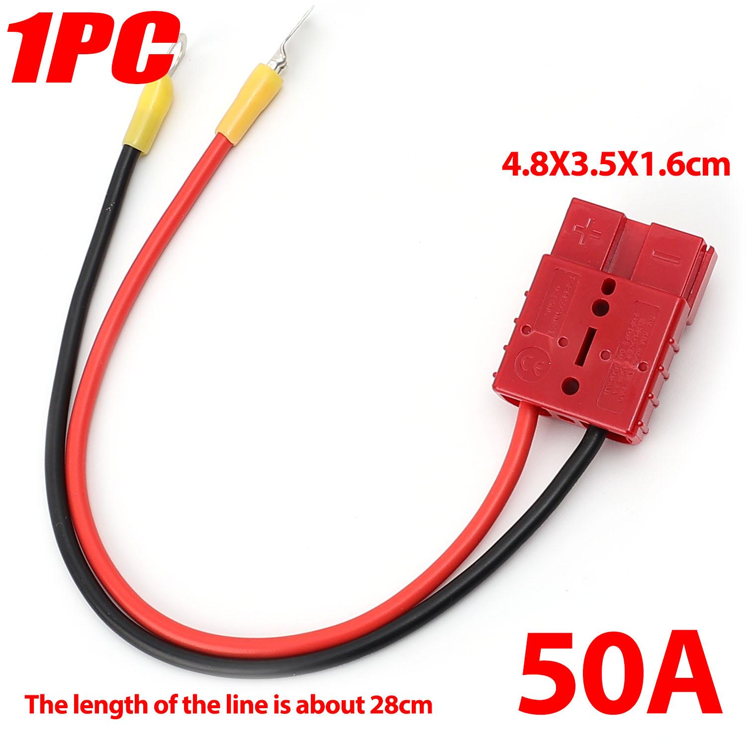 

Cable Connector 50A Forklift Battery Charging Plug Suitable for Warehouse Forklifts and Large Electric Equipment Car Accessories