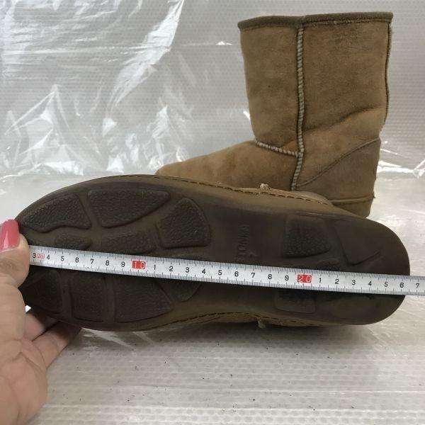 Minnetonka Warm Mouton Boots 7 24.0 Brown(USED)