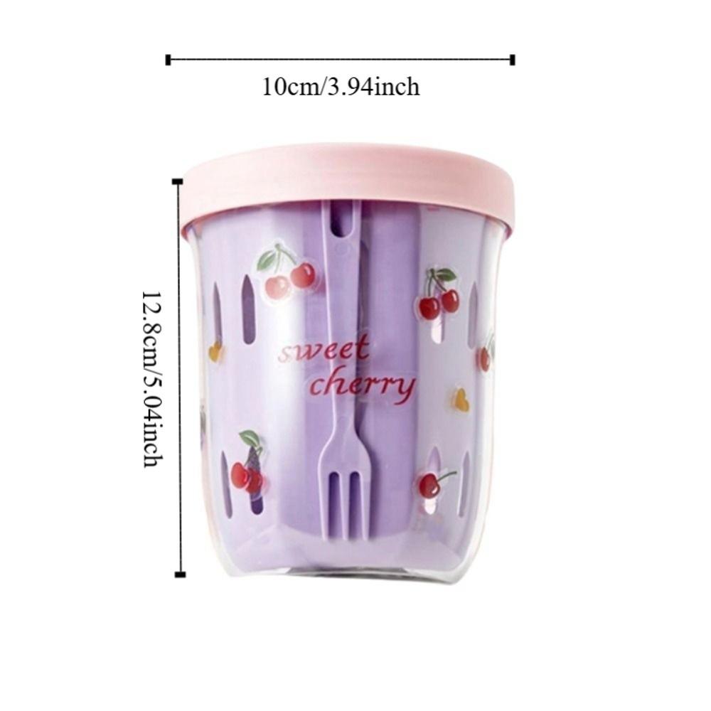 Auslaufsicherer Frühstücksbecher Wiederverwendbar Ablass-Fruchtbecher Multifunktionaler Haferflockenbehälter Büro