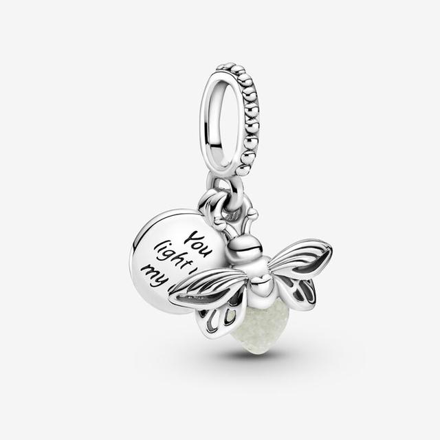 Pendente a forma di O di varie dimensioni Adatto per Collana Fai da te Gioielli Per Donne Amorevole Argento S925 Colore Pendente a Forma di Cuore
