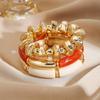 European Style Geometric Acrylic Ccb Bracelets For Women And Men With Handmade Design