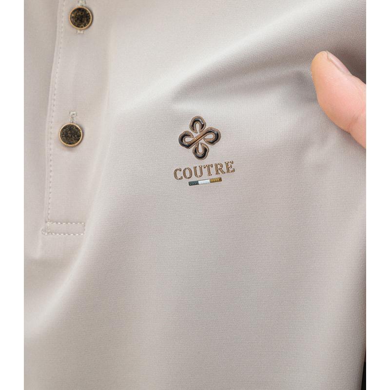 New Summer Short-Sleeve Ice Silk Men'S Polo Shirt For Middle-Aged Men High-End Breathable Short-Sleeve Polo Shirt For Men