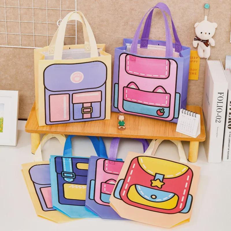Charming Dopamine-Colored Handbag: Cute Holiday Gift & Stylish Storage for Kids