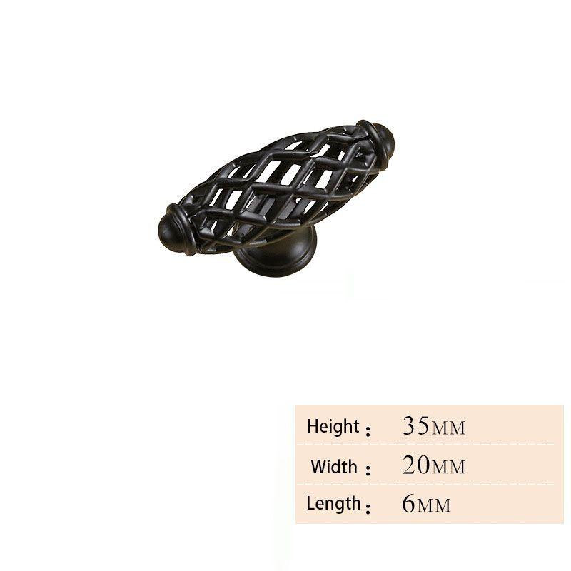 High-quality Zinc Alloy Matte Black Nickel Kitchen Cabinet Handle For Versatile Use