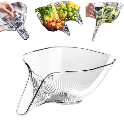 Multifunktionaler Abflusskorb, Abflusskorb-Trichter, Lebensmittelsiebe für die Küche, Abflusskorb für Küchenspüle, herausnehmbarer Filter